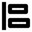 Left Horizontal Align Icon