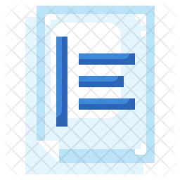 Left Alignment Icon - Download in Flat Style