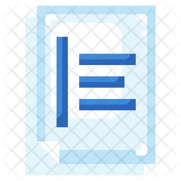 Left Alignment  Icon