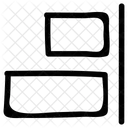 Left Alignment Text Icon