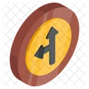 Left And Forward Arrow Arrowhead Navigation Arrow Icon