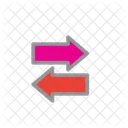 Left And Right Arrows  Icon