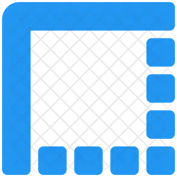 Left and Top Border  Icon