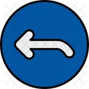 Left Arrow Direction Email Icon