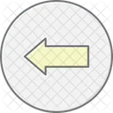 Left Arrow Lineal Color Icon Icon