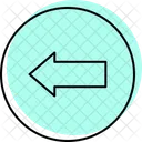 Left Arrow Direction Icon