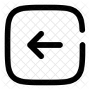 Square Arrow Left Icon