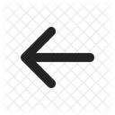 Left Arrow Back Icon