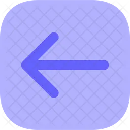 Left Arrow Line  Icon