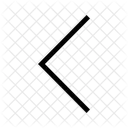 Left Arrow Thick  Icon
