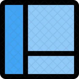 Left Bar Grid  Icon