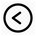 Left Circlearrow Navigation Navigate Icon