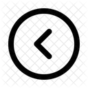 Left Circlearrow Navigation Navigate Icon