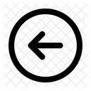 Left Circlearrow Navigation Navigate Icon
