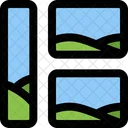 Left Column Image Grid Icon