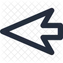 Left cursor  Icon