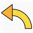 Left Curve Arrows Curved Icon