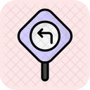 Left Direction Board Arrow Sign Icon