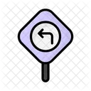 Left Direction Board  Icon