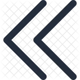 Left Double Chevron  Icon