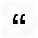Left Double Quote Icon