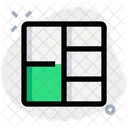 Left Double Row Grid Icon
