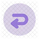 Left Down Arrow  Icon