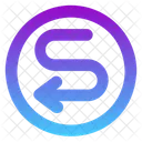 Left Down Arrow  Icon