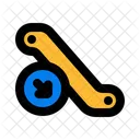 Escalator Arrow Simple Icon