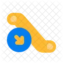 Escalator Arrow Simple Icon