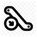 Escalator Arrow Simple Icon
