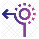 Left From Circle Icon