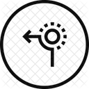 Left From Circle Icon