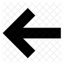 Left Arrow Direction Icon