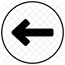 Left Arrow Direction Icon