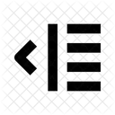 Left Indent Alt  Icon