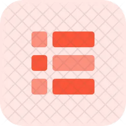 Left List Layout  Icon