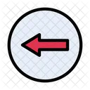 Left Arrow Direction Icon