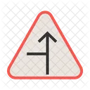 Side Road Left Icon