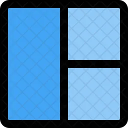 Left Sidebar Grid  Icon