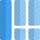 Left sidebar list grid  Icône