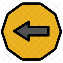 Left Sign  Icon