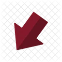 Left Slanted Arrow Icon
