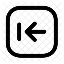 Left Square Linearrow Navigation Navigate Icon