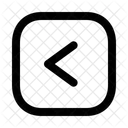 Left Squarearrow Navigation Navigate Icon