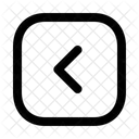 Left Squarearrow Navigation Navigate Icon