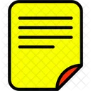 Left Text Text Paper Icon