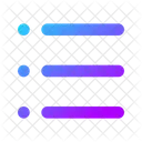 Left To Right List Bullet Icon