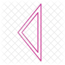 Left Triangular Arrows  Icon