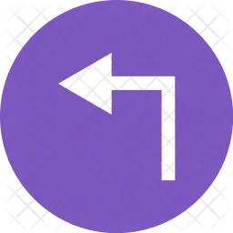 Left turn  Icon